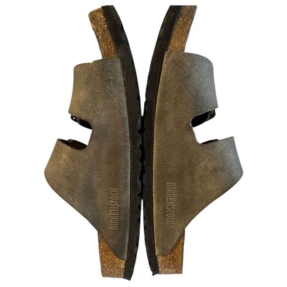 BIRKENSTOCK ARIZONA OILED LEATHER FADED KHAKI US 8-8.5/39 - Picture 7 of 9